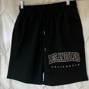 Los Angeles Black Men's Athletic Shorts